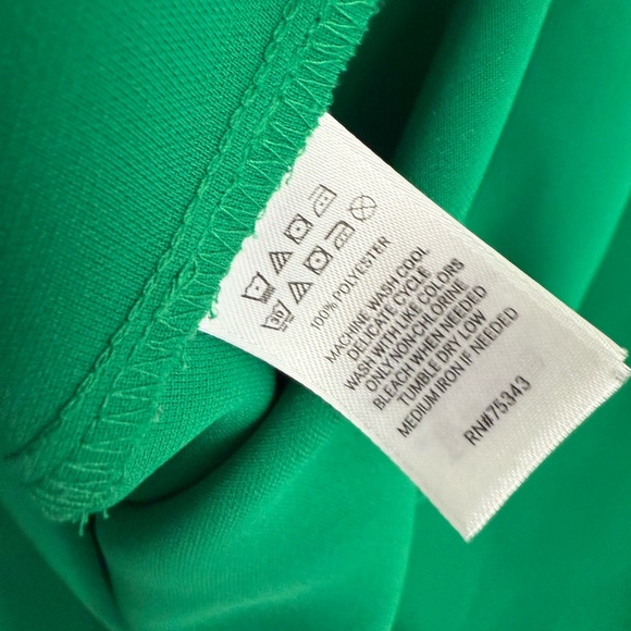 Adrienne Vittadini Bright Green Mini Dress size 8 - Picture 5 of 5